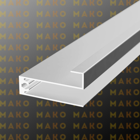 Профиль горизонтальный нижний MS225 Белый матовый (P11)